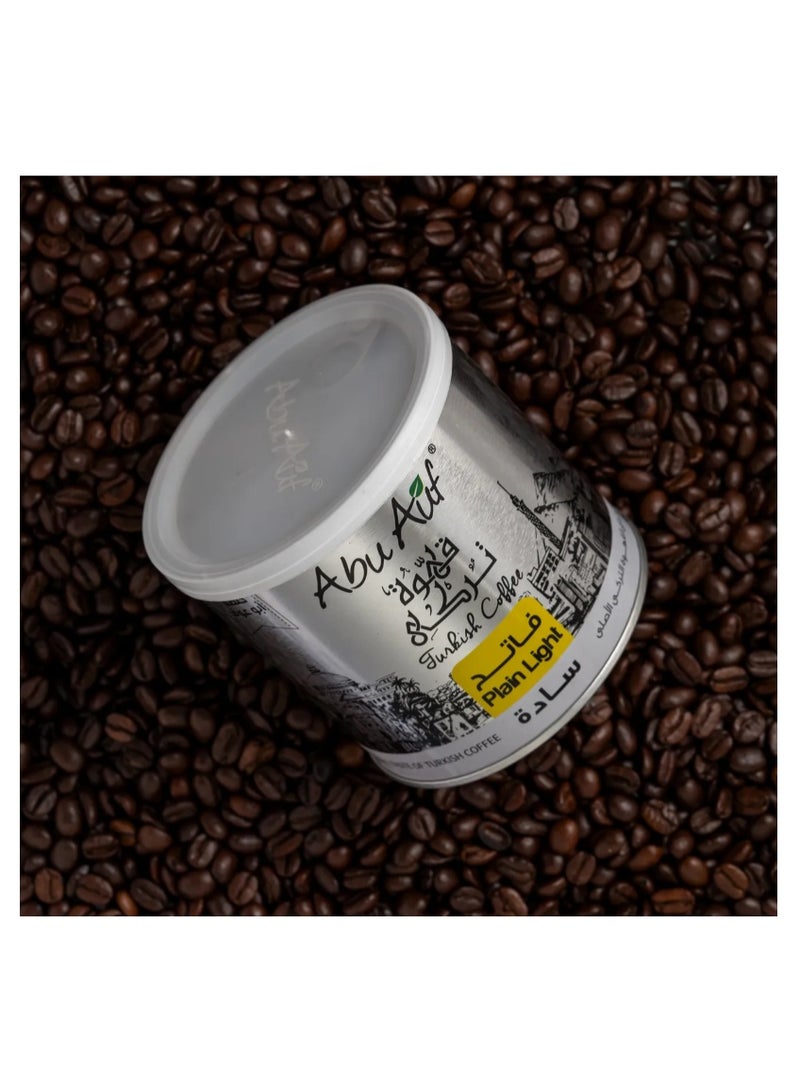 أبو عوف قهوة أبو عوف لايت عادية 200 جرام – عبوة كبيرة 12 × 200 جرام قهوة مطحونة فاخرة - Image 2